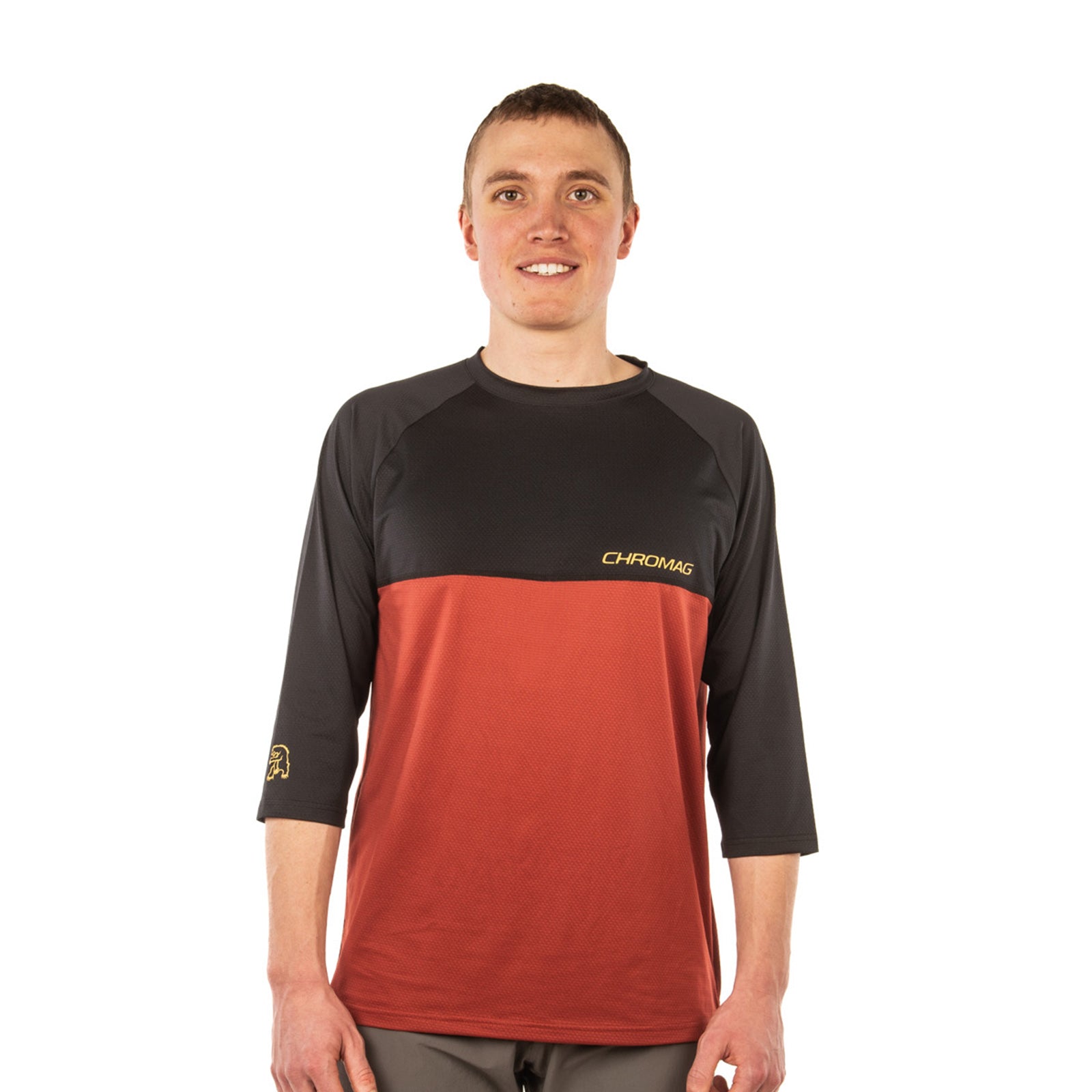 Model is 6' wearing size Large.